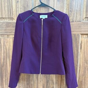 Calvin Klein Women's Deep Purple Blazer